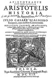 Scaliger JC Historia animalium 1619