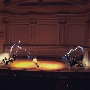Momento de la representación de Lorca Madly in Love en el Carnegie Hall. ©Irene Zoe Alameda