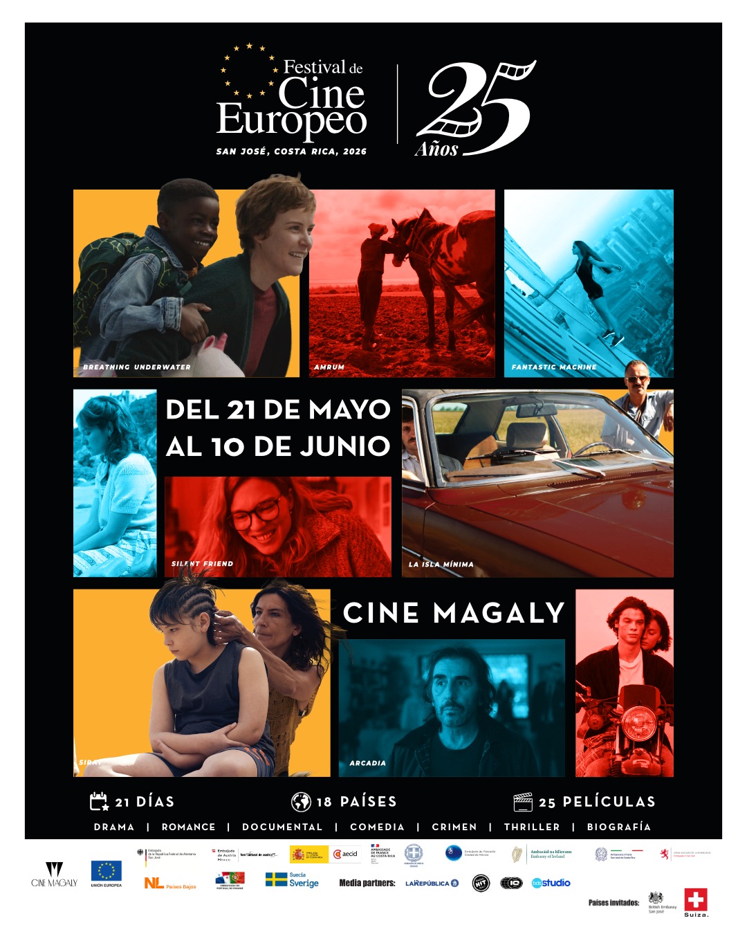 Sale el Festival de Cine Europeo celebra 25 años con homenaje al cine y una mirada íntima al cine luxemburgués.